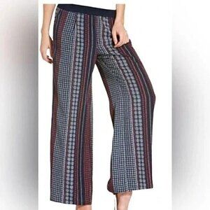 Anthropologie Sanctuary Wide Leg Navy Printed Palazzo Pants Medium